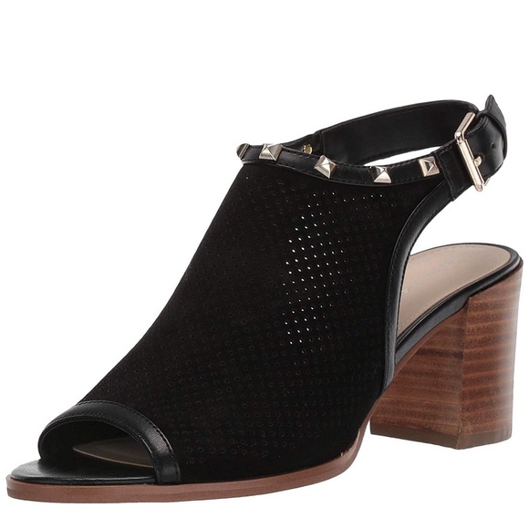 Marc Fisher Shoes - NEW Marc Fisher Suede Perforated Heeled Sandals